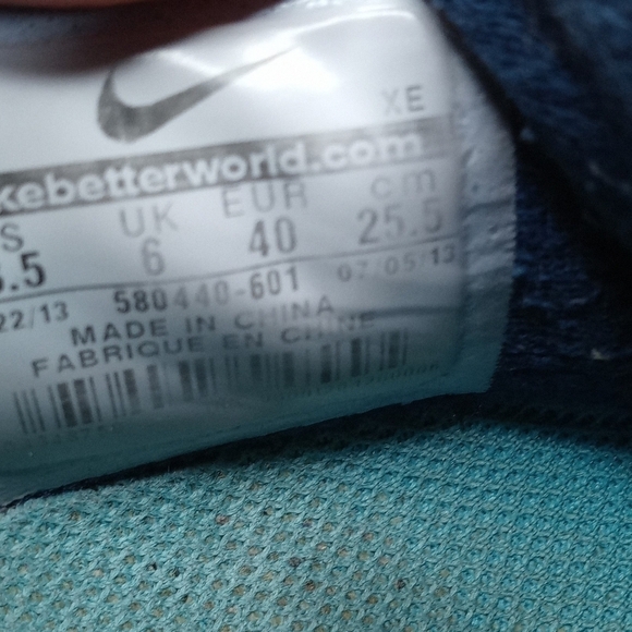 Nike Womens Flex Fitsole 2013 Running Shoes 580440-601 Low Top Lace Up 8.5 pink. - Picture 10 of 10